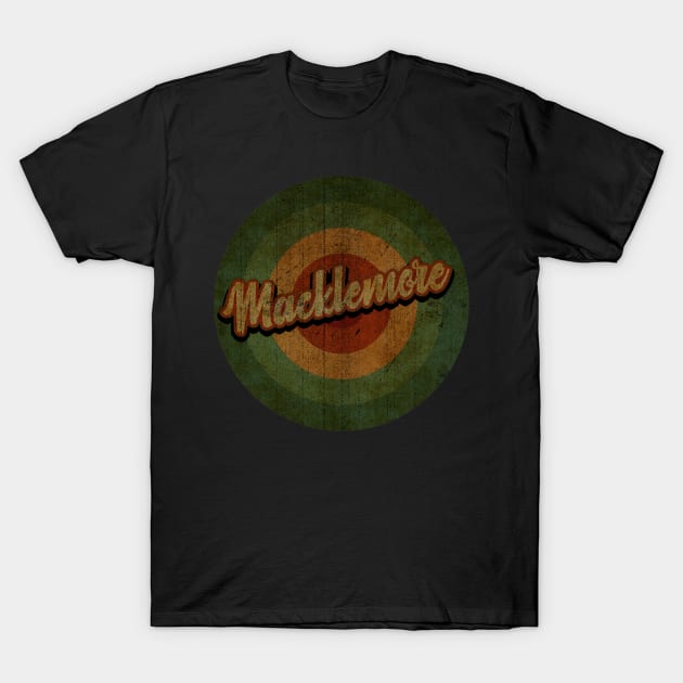 Circle Retro Vintage Macklemore T-Shirt by Jokowow